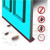 PVC Door Guard Gap Filler | Bottom Seal Strip-Sound-Proof, Reduce Noise, Dust Blocker, Insect Protector, Door Guard (39 Inches Pack of 3)