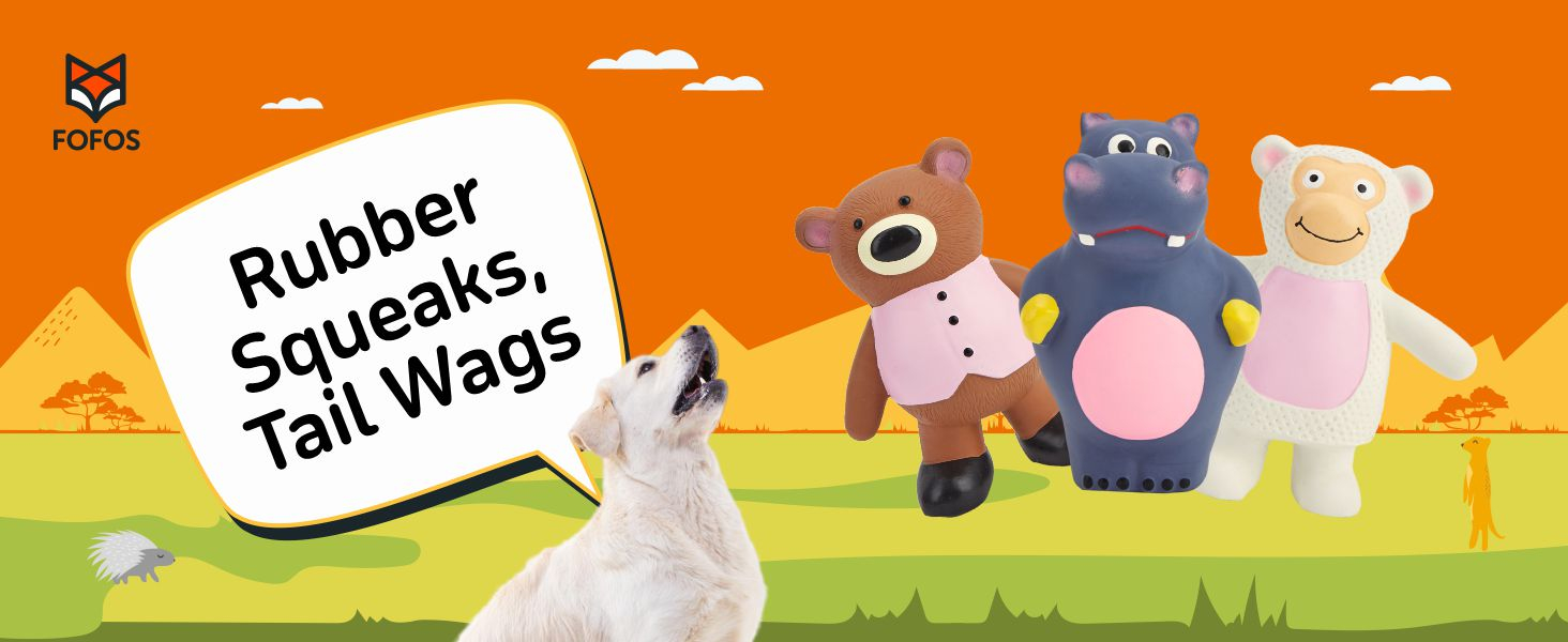 Squeaky Dog toy