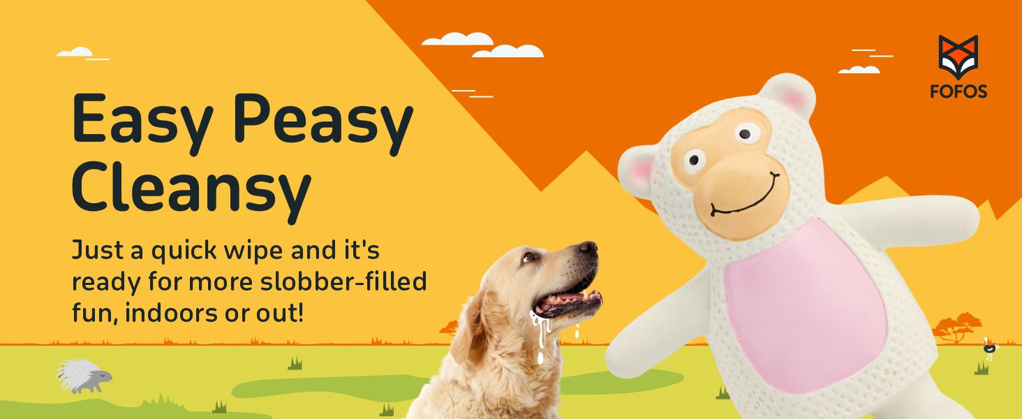 Squeaky dog toy