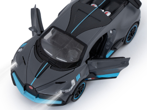 Bugatti Car Toy With Rubber Tyre and Front lights