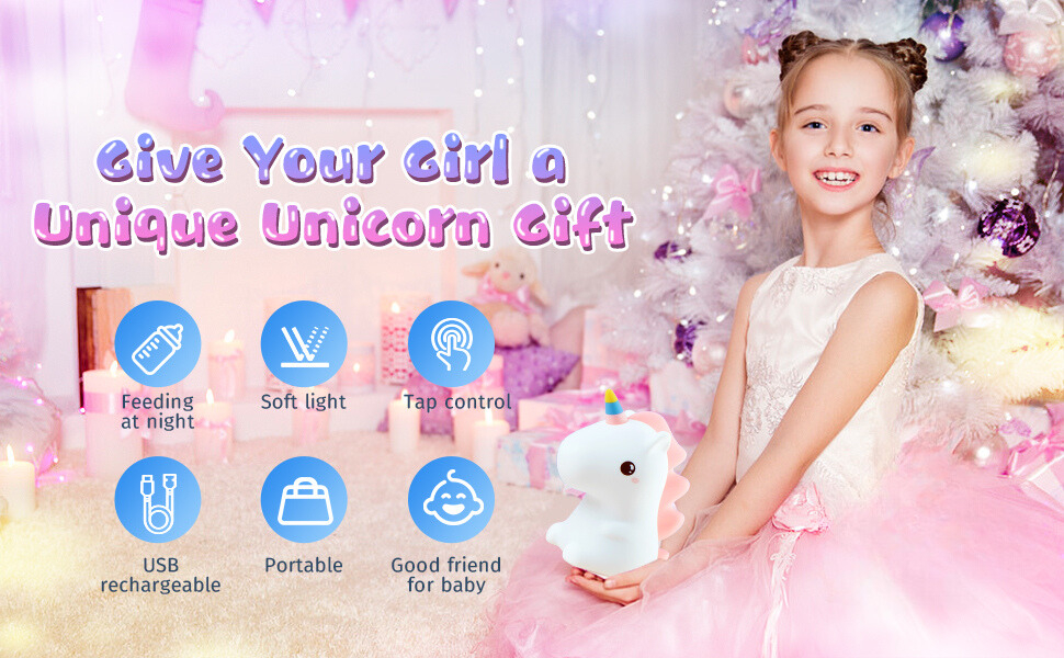 unicorn touch light