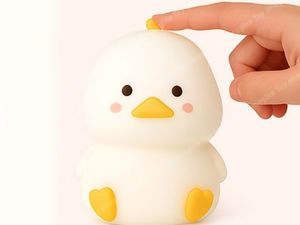 Rechargeable LED duck lamp for kids’ bedroom or nursery decor