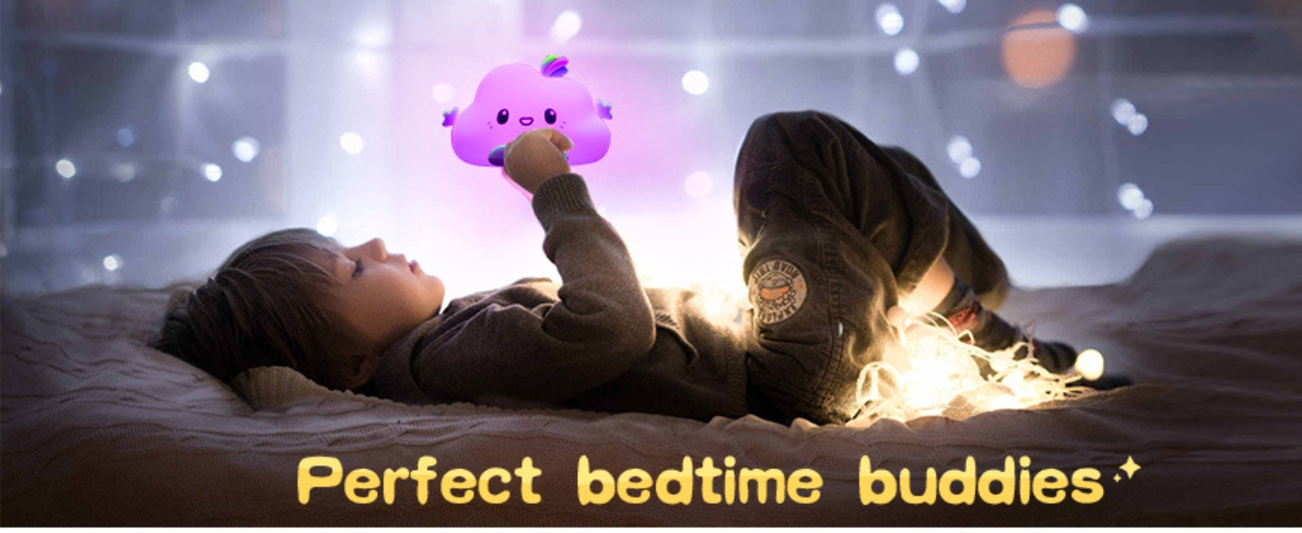 Cloud Face Silicone Night Light