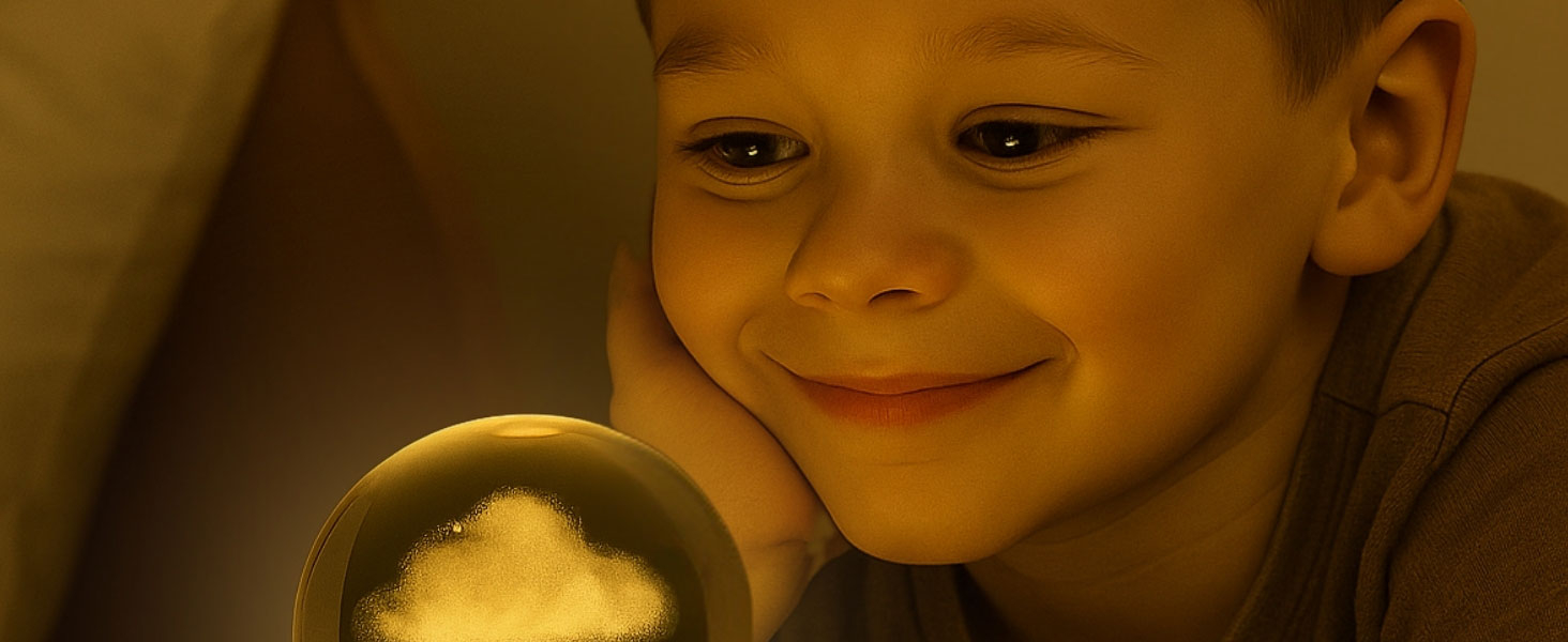 Acrylic Sphere LED Night Lamp – Perfect Gift for Kids and Adults