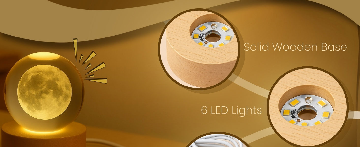 Small Decorative LED Lamp for Home, Office, and Gifting Purposes