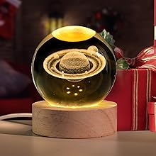 saturn lamp crystal ball