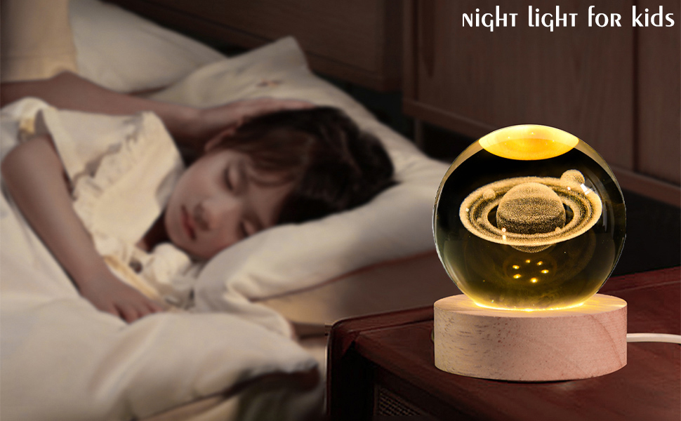 saturn lamp crystal ball
